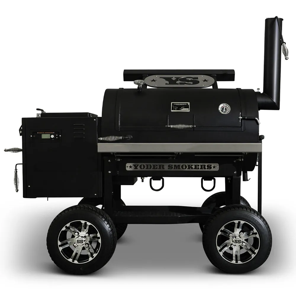 Yoder Outlander Series Competition Pellet Grill Cart Black YS1500S